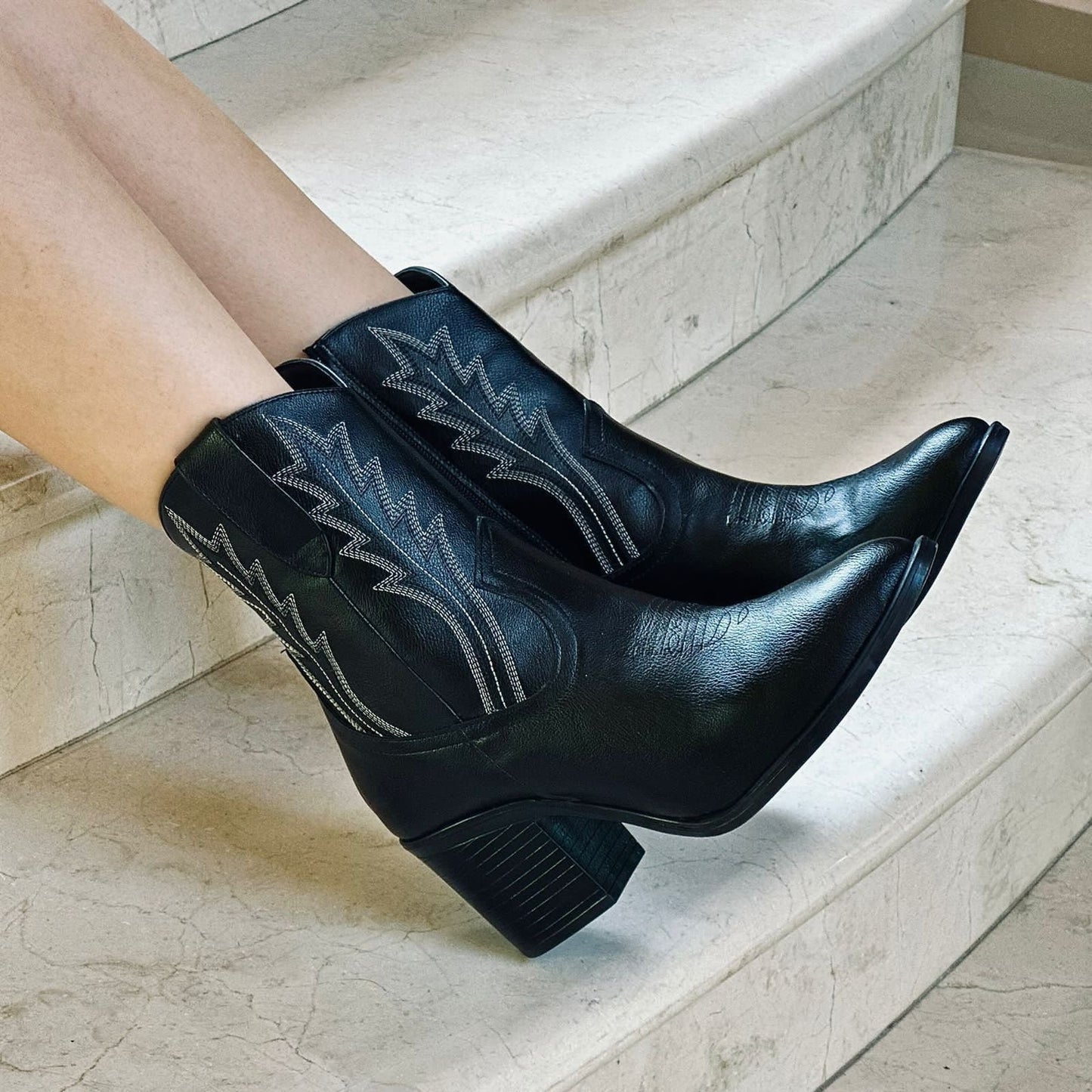 Western Cognac Boot