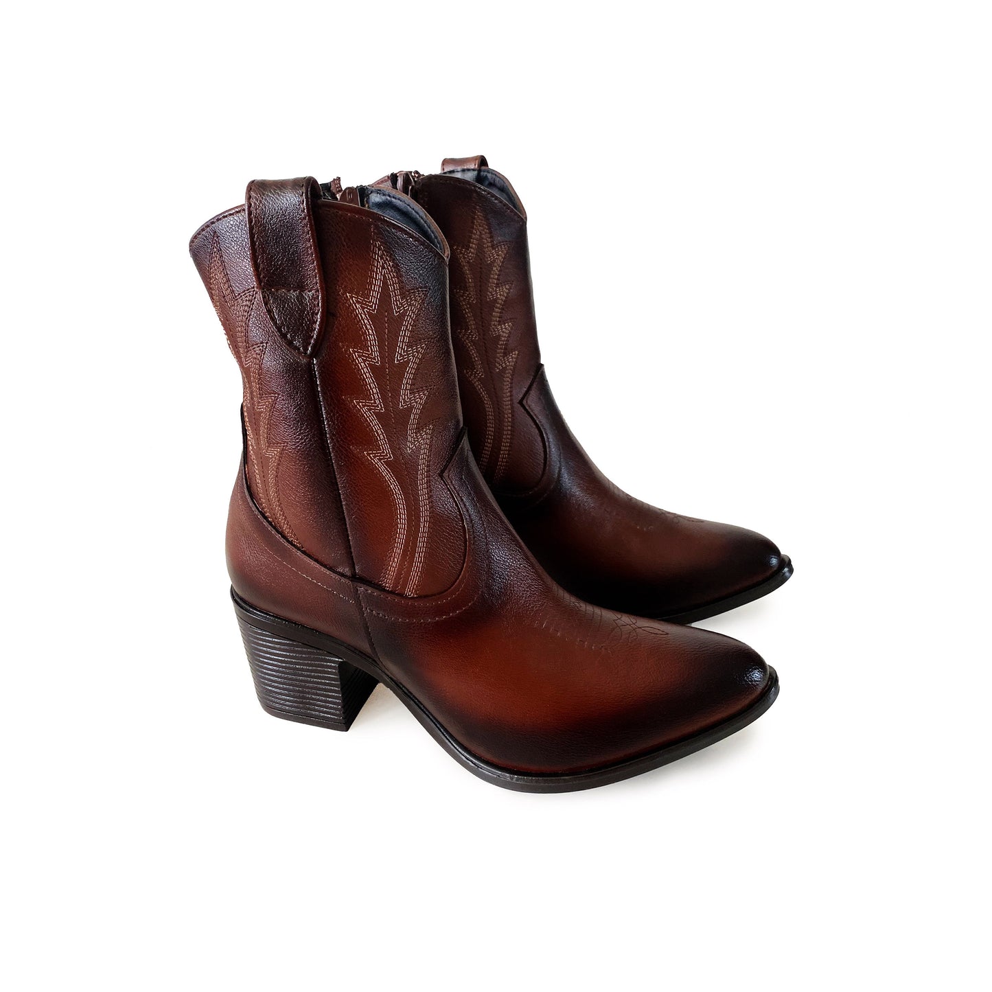 Western Cognac Boot